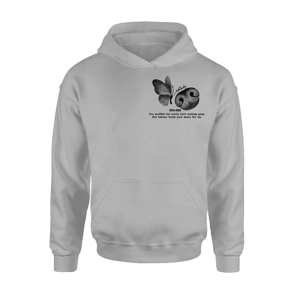 Personalized Memorial Dog Nose T-Shirt/ Sweatshirt/ Hoodie - Memorial Gift Idea For Dog Lovers - Forever In My Heart