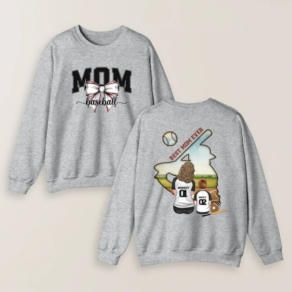 Personalized Baseball Mom T-shirt/ Hoodie/ Sweater - Mother's Day Gifts Idea