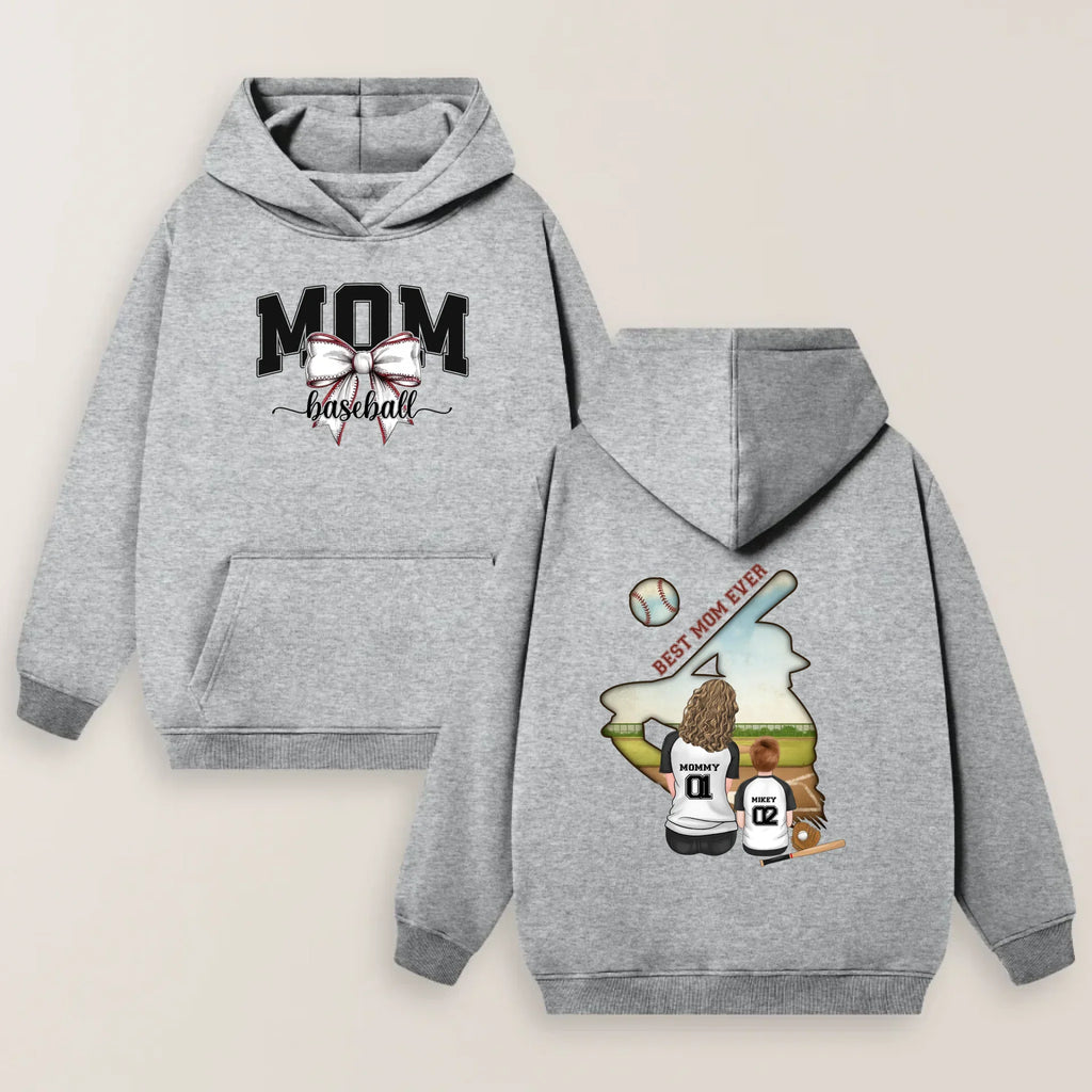 Personalized Baseball Mom T-shirt/ Hoodie/ Sweater - Mother's Day Gifts Idea