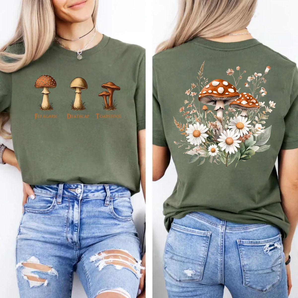 Personalized FDT Mushroom Restrict T-shirt - Mother's Day/ Birthday Gift Idea