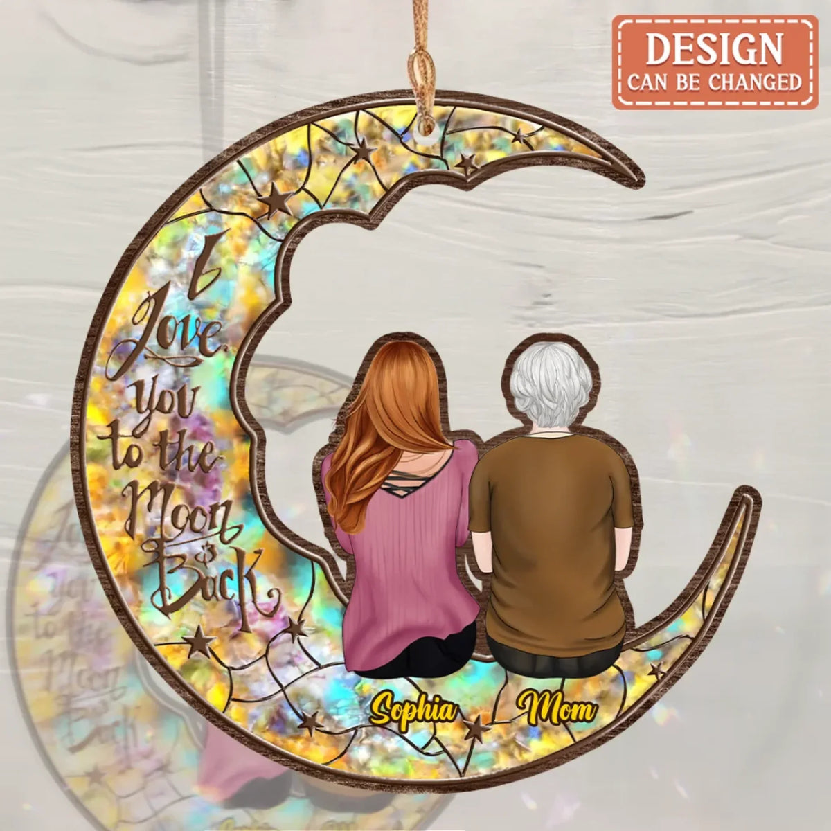 Personalized Mother And Daughter Suncatcher - Mother's Day Gift Idea