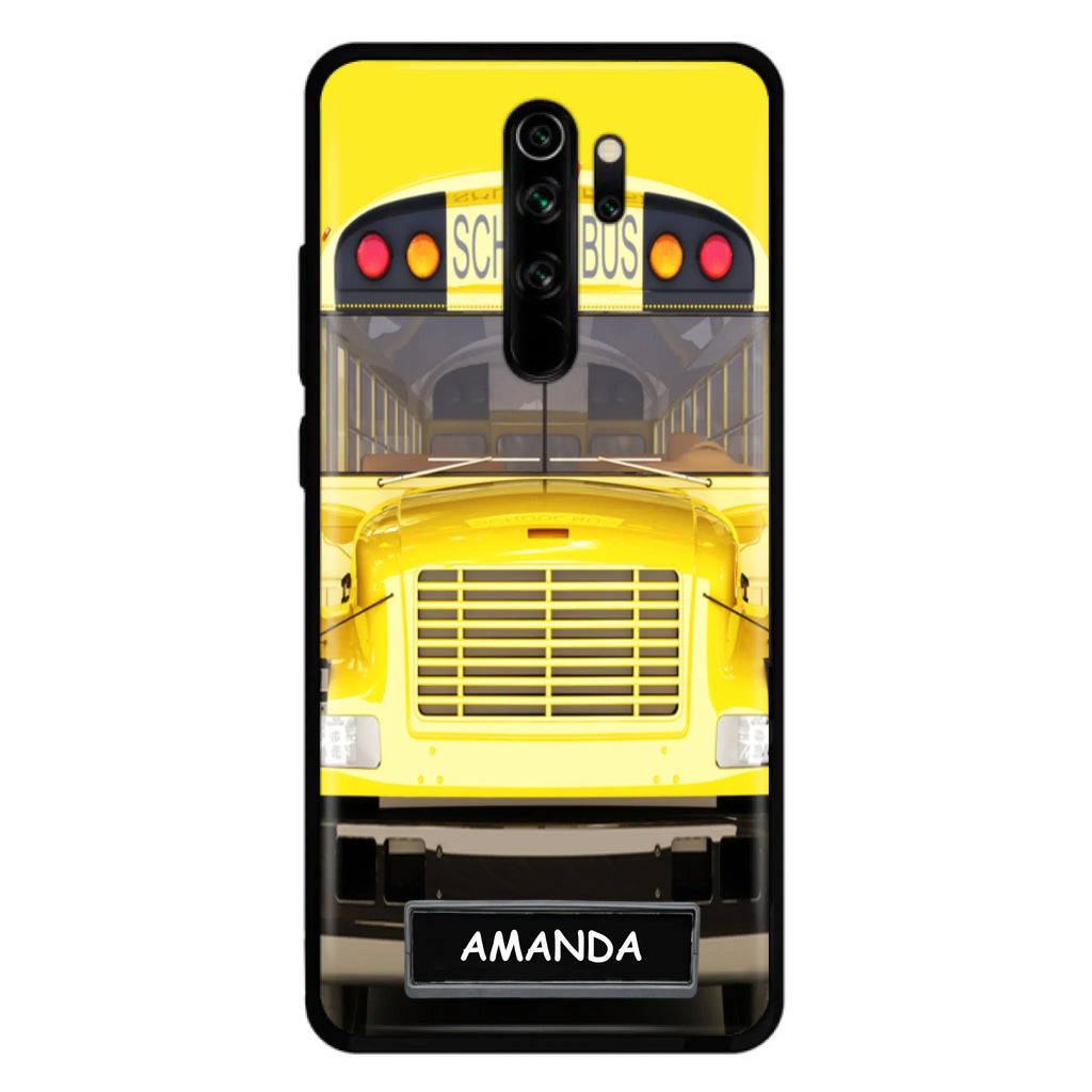 Personalized School Bus Phone Case - Gift Idea For School Bus Lovers - Case For iPhone, Samsung and Xiaomi