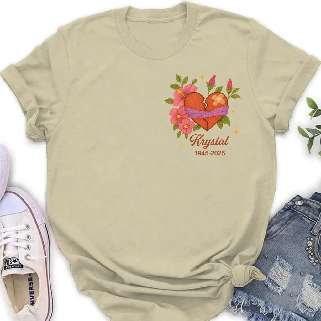 Personalized Memorial Embroidered T-Shirt/Sweater/Hoodie - Memorial Gift Idea