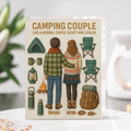 Personalized Toy Box Camping Couple Acrylic Plaque - Gift Idea For Couple/Camping Lover - Camping Couple Like A Normal Couple Except Way Cooler