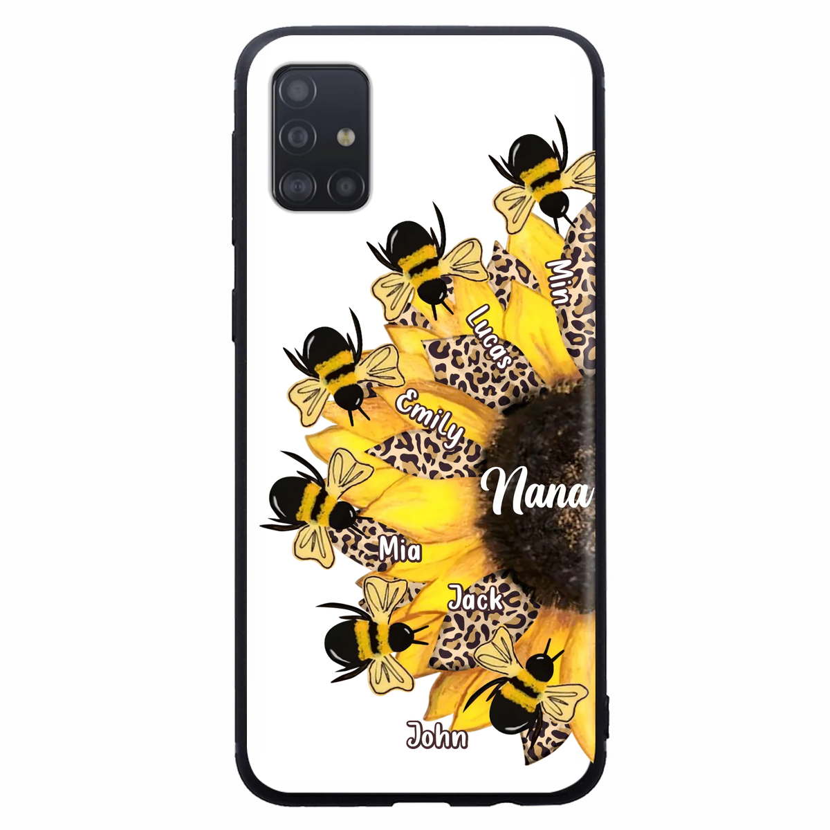 Custom Sunflower Grandma Phone Case - Mother's Day Gift Idea for Mom/Grandma