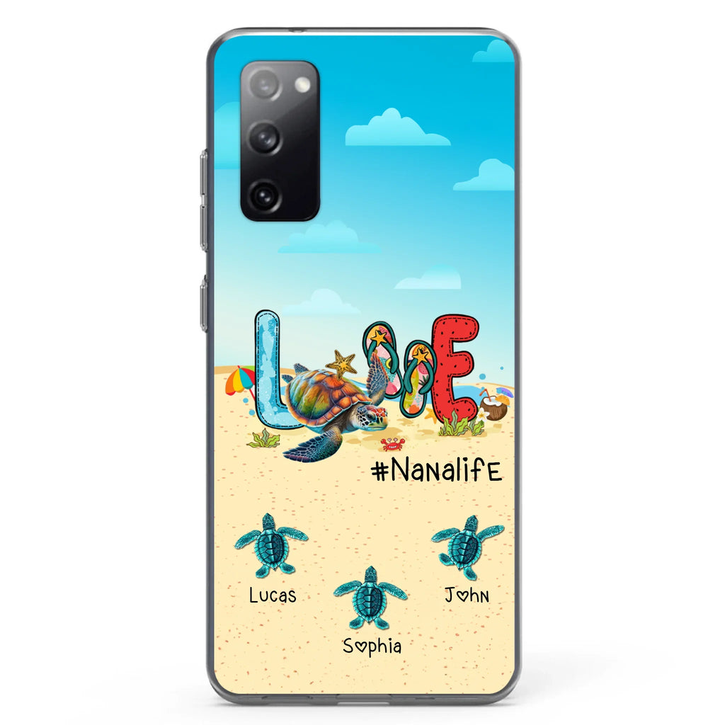 Custom Personalized Grandma Phone Case - Gift Idea For Grandma/ Mom - Case For iPhone/ Samsung - Nanalife
