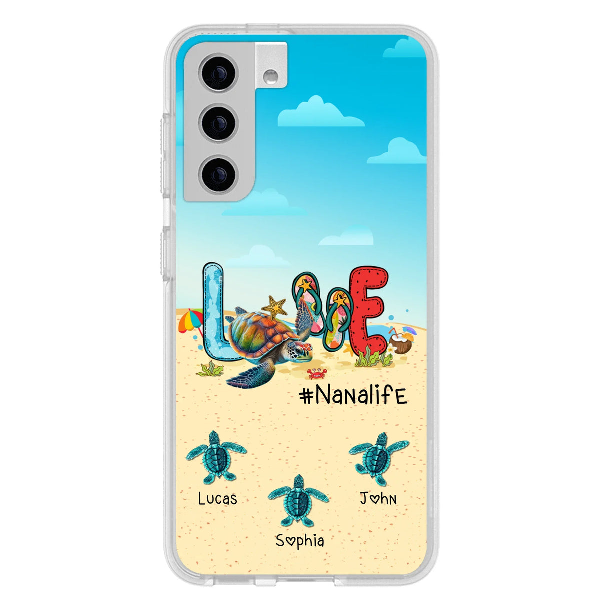 Custom Personalized Grandma Phone Case - Gift Idea For Grandma/ Mom - Case For iPhone/ Samsung - Nanalife
