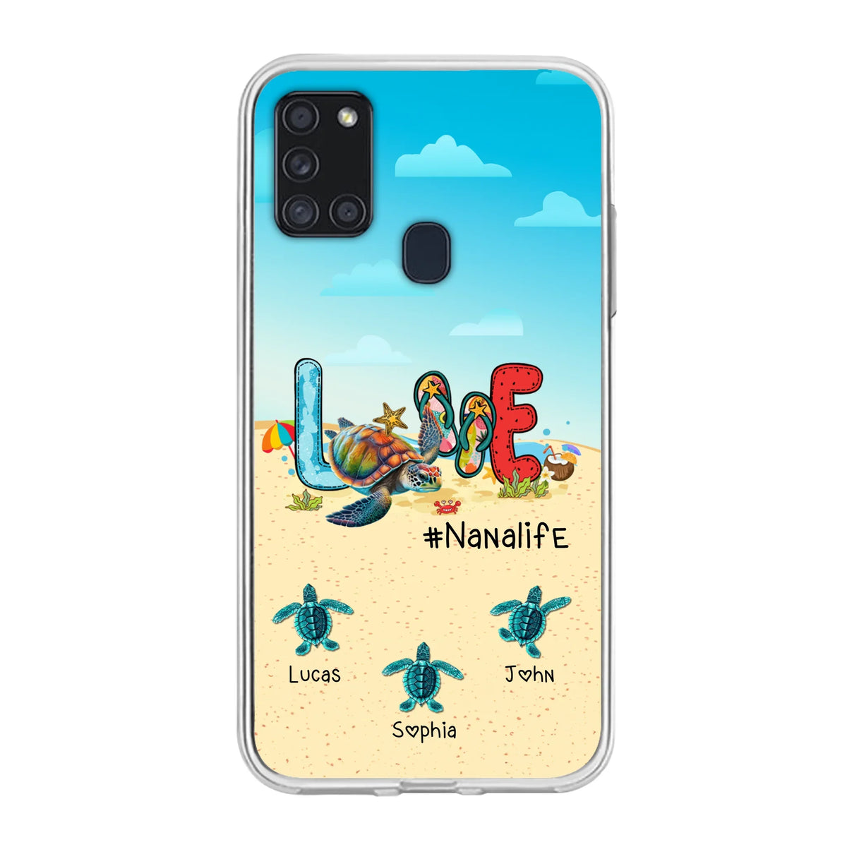 Custom Personalized Grandma Phone Case - Gift Idea For Grandma/ Mom - Case For iPhone/ Samsung - Nanalife
