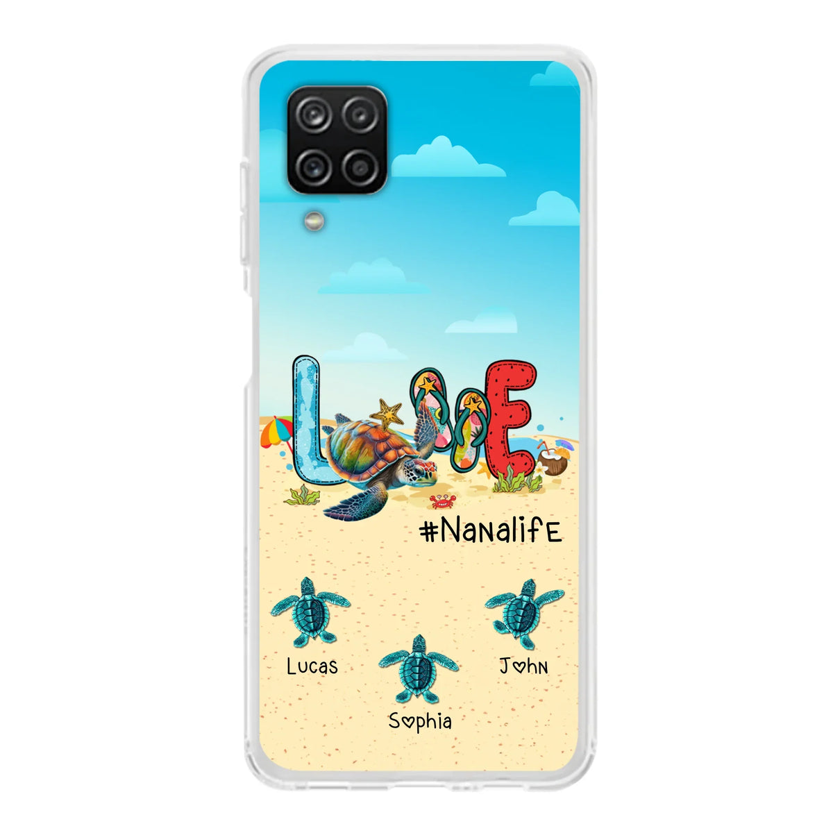 Custom Personalized Grandma Phone Case - Gift Idea For Grandma/ Mom - Case For iPhone/ Samsung - Nanalife
