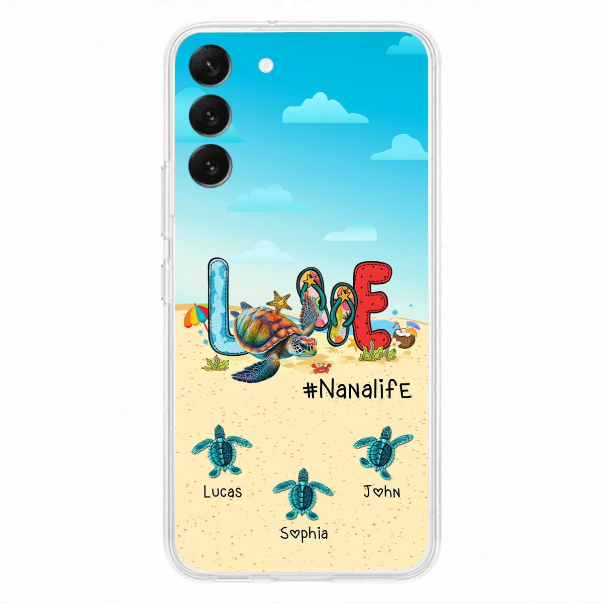 Custom Personalized Grandma Phone Case - Gift Idea For Grandma/ Mom - Case For iPhone/ Samsung - Nanalife