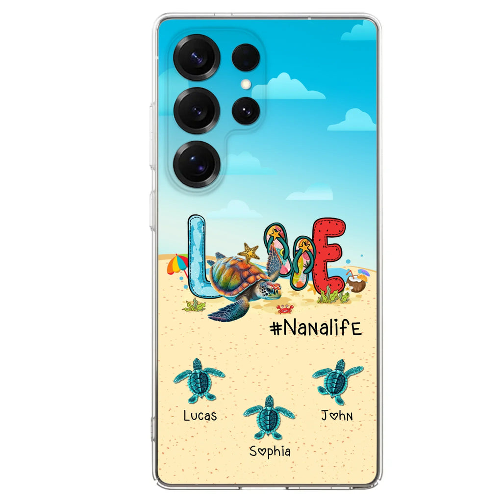 Custom Personalized Grandma Phone Case - Gift Idea For Grandma/ Mom - Case For iPhone/ Samsung - Nanalife