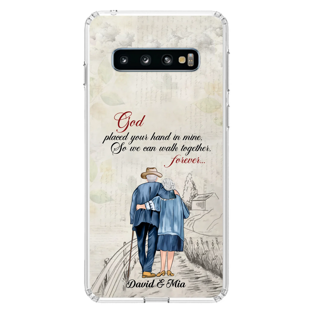 Personalized Old Couple Phone Case - Best Gift For Couple - Case For iPhone And Samsung