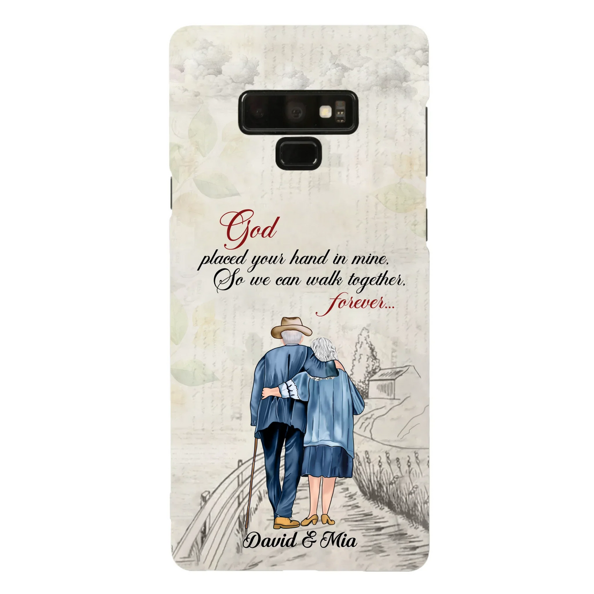 Personalized Old Couple Phone Case - Best Gift For Couple - Case For iPhone And Samsung