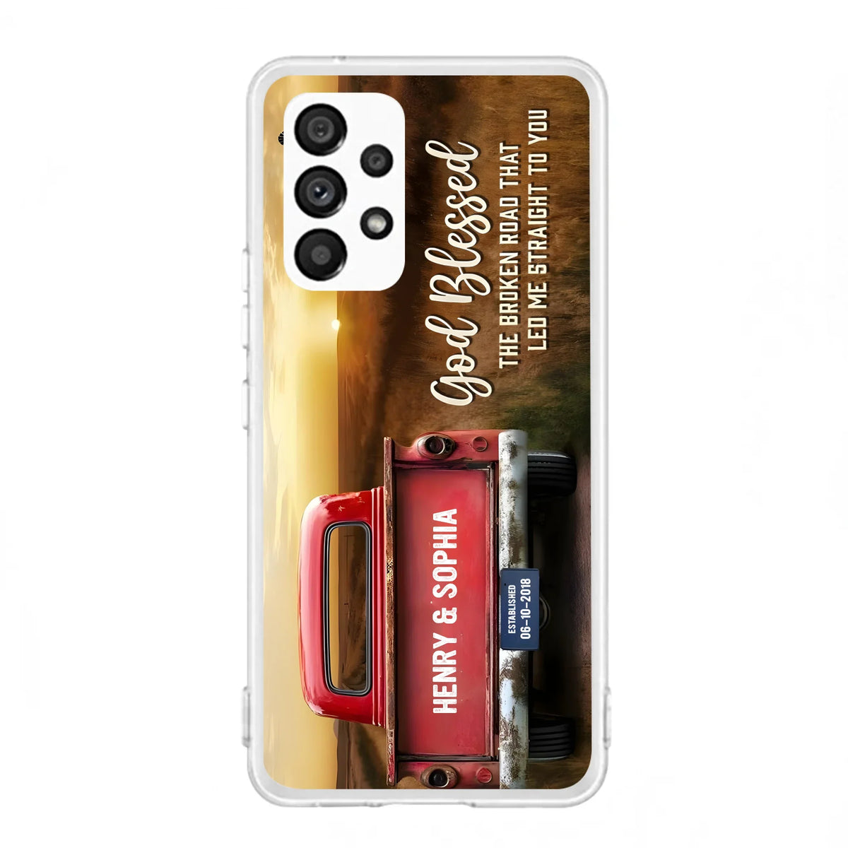 Custom Personalized Phone Case - Gift Idea For Couple - Case For iPhone/Samsung