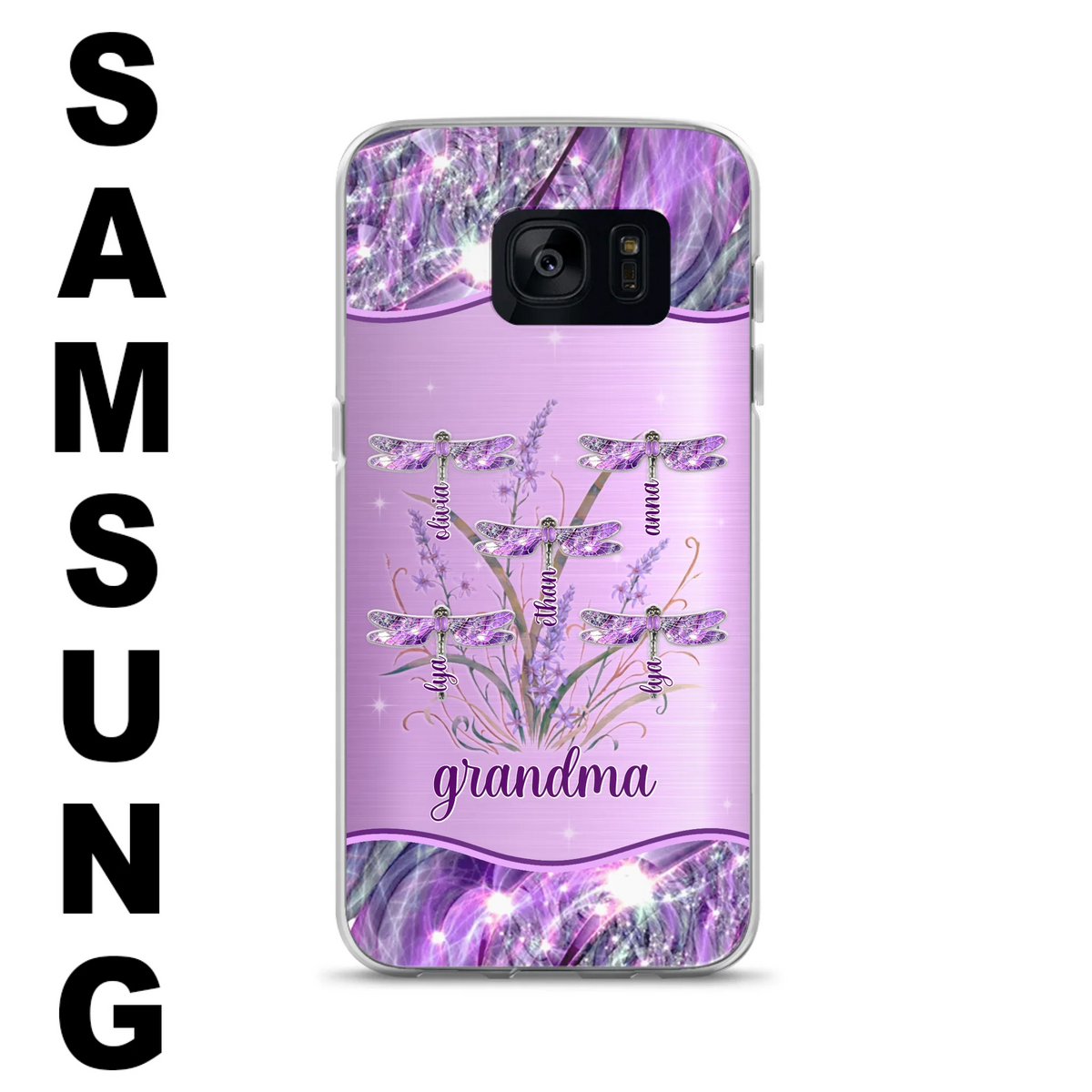 Custom Personalized Grandma Phone Case - Gift Idea For Grandma/ Mom - Case For iPhone/ Samsung