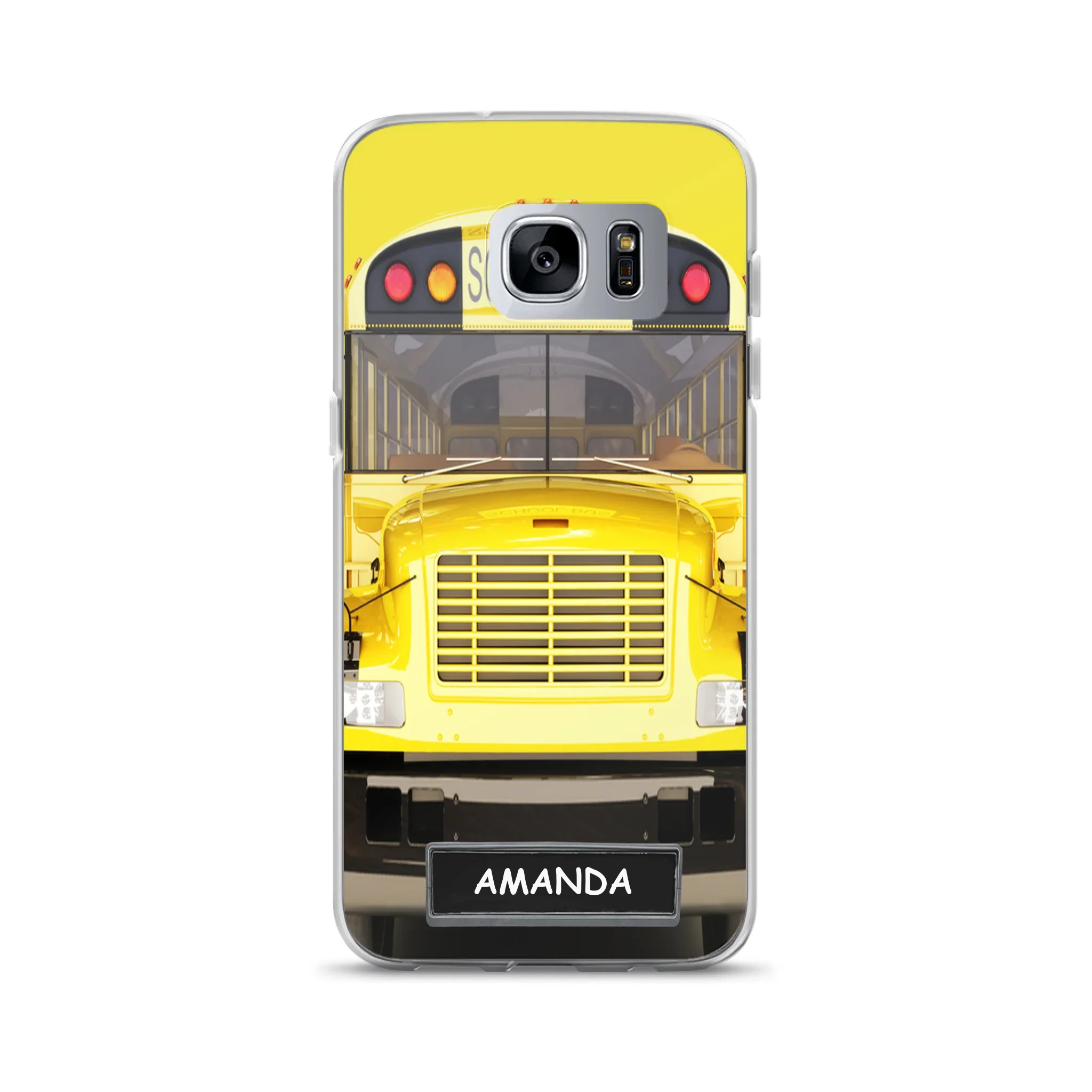 Custom Personalized School Bus Phone Case - Gift Idea For School Bus Lovers - Case For iPhone, Samsung and Xiaomi
