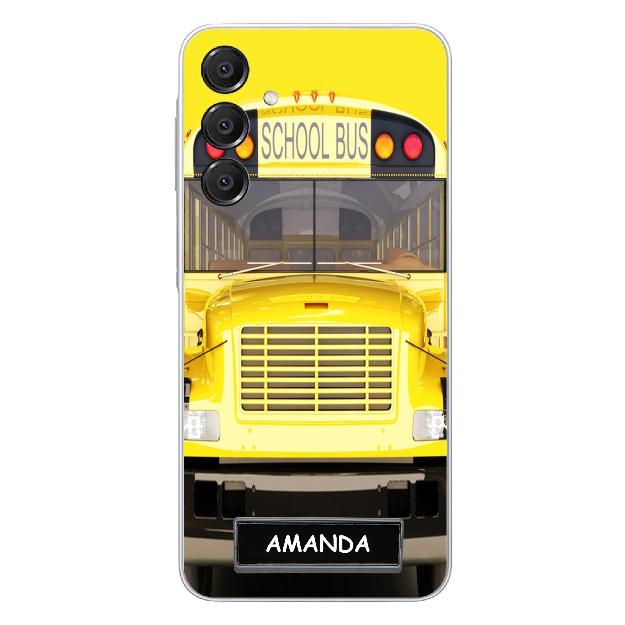 Custom Personalized School Bus Phone Case - Gift Idea For School Bus Lovers - Case For iPhone, Samsung and Xiaomi