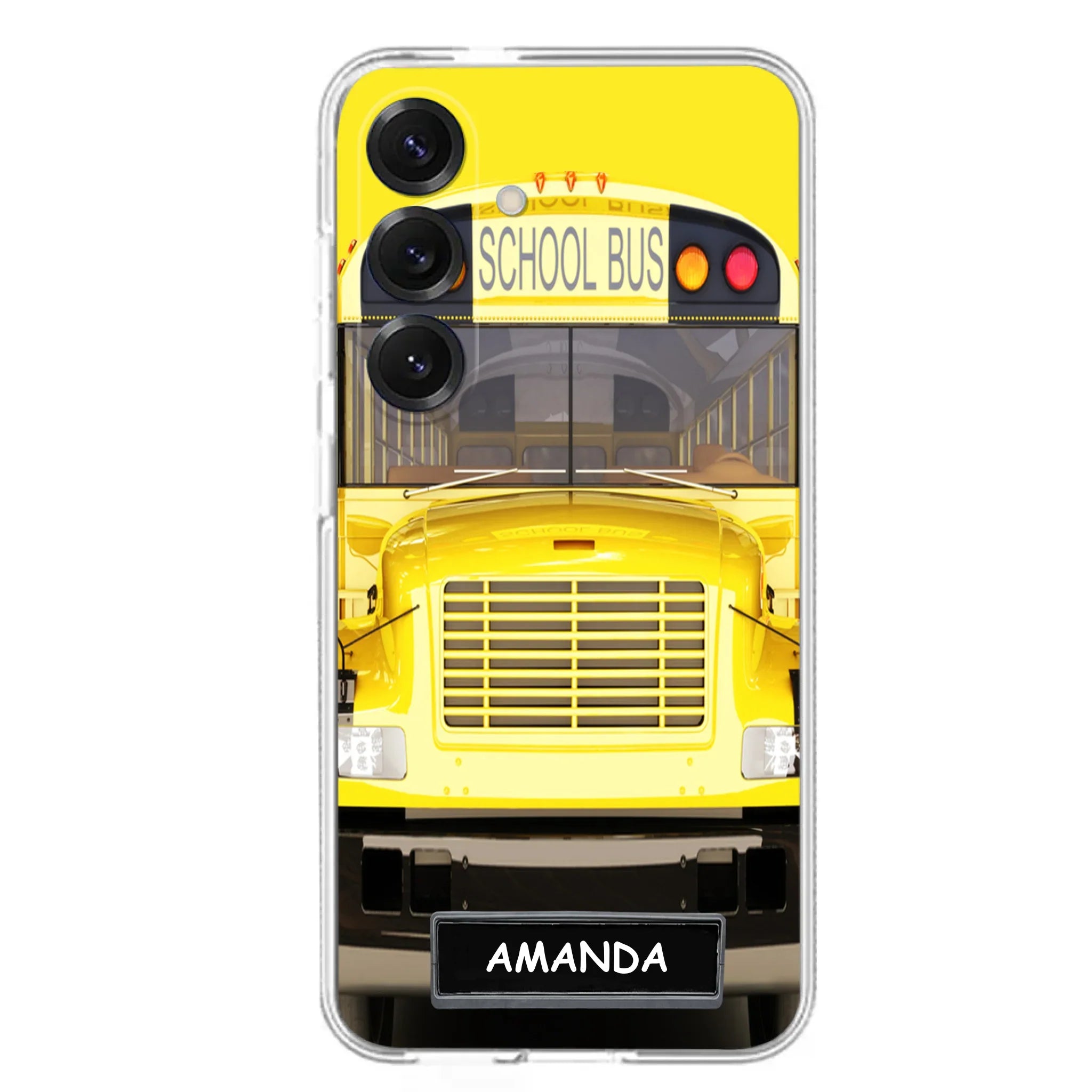 Custom Personalized School Bus Phone Case - Gift Idea For School Bus Lovers - Case For iPhone, Samsung and Xiaomi
