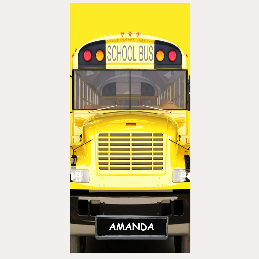 Custom Personalized School Bus Phone Case - Gift Idea For School Bus Lovers - Case For iPhone, Samsung and Xiaomi