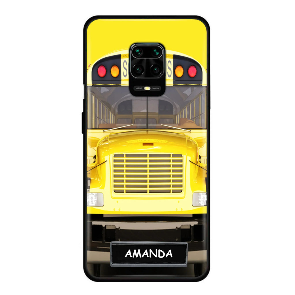 Custom Personalized School Bus Phone Case - Gift Idea For School Bus Lovers - Case For iPhone, Samsung and Xiaomi