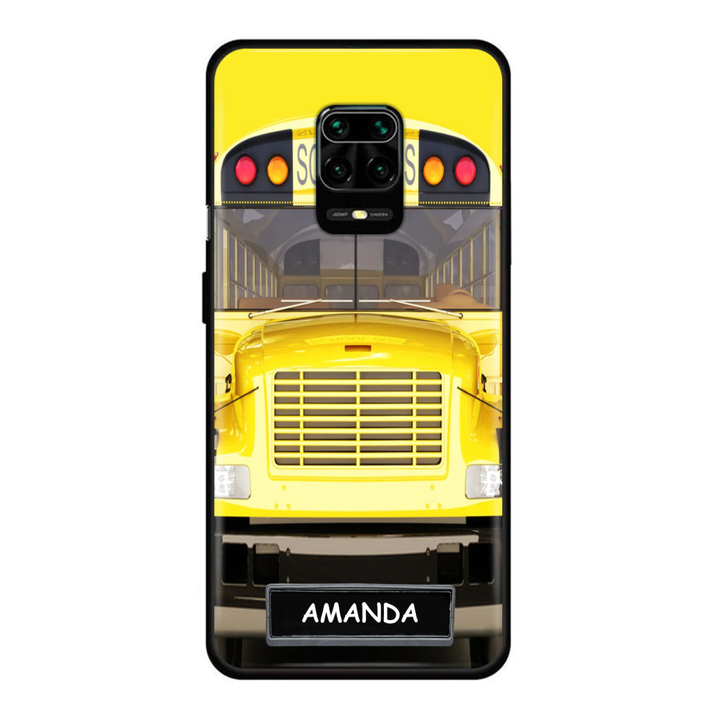 Custom Personalized School Bus Phone Case - Gift Idea For School Bus Lovers - Case For iPhone, Samsung and Xiaomi