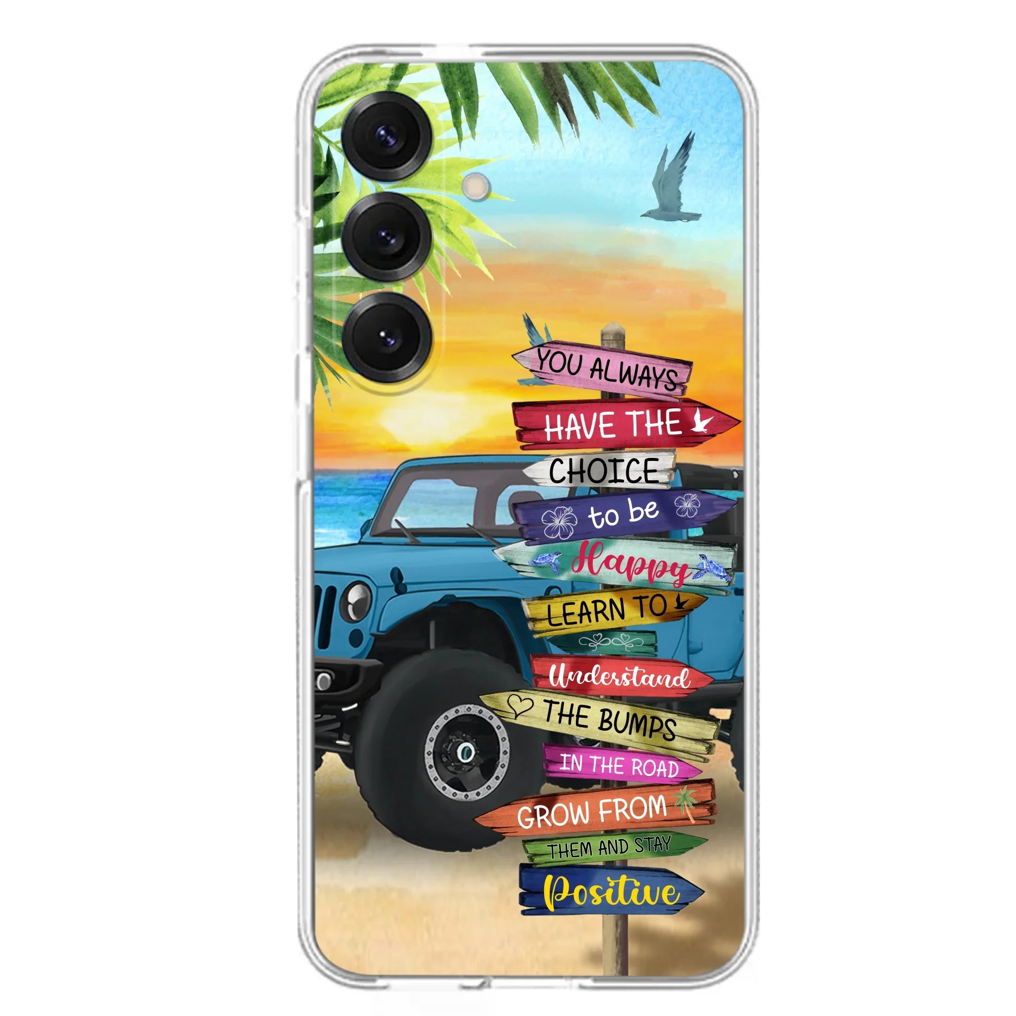 Custom Personalized Offroad SUVs Phone Case - Case For iPhone, Samsung and Xiaomi - You Always Have The Choice To Be Happy
