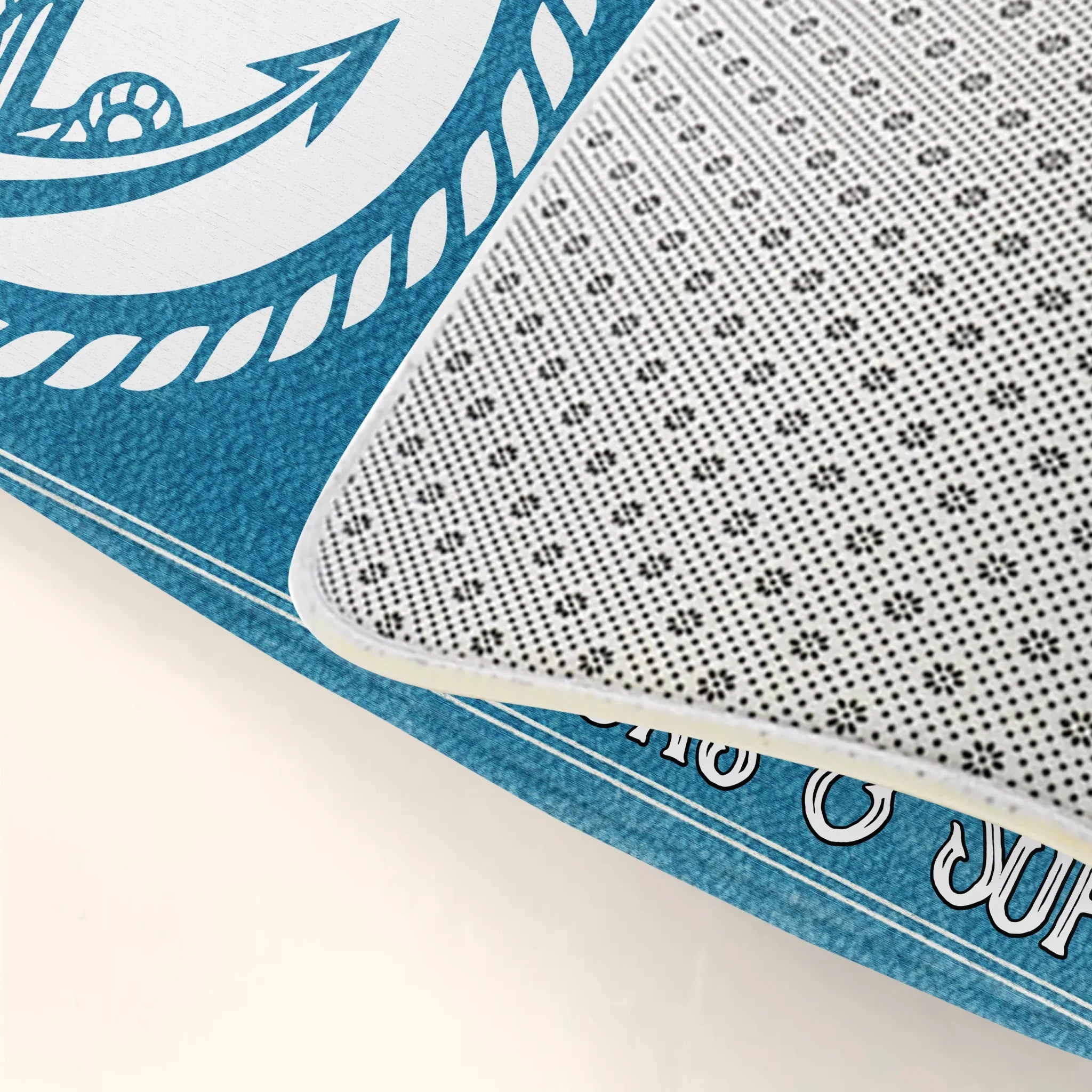 Custom Personalized Mermaid & Sailor Doormat - Gift Idea For Couple - A Handsome Sailor And His Salty Mermaid Live Here