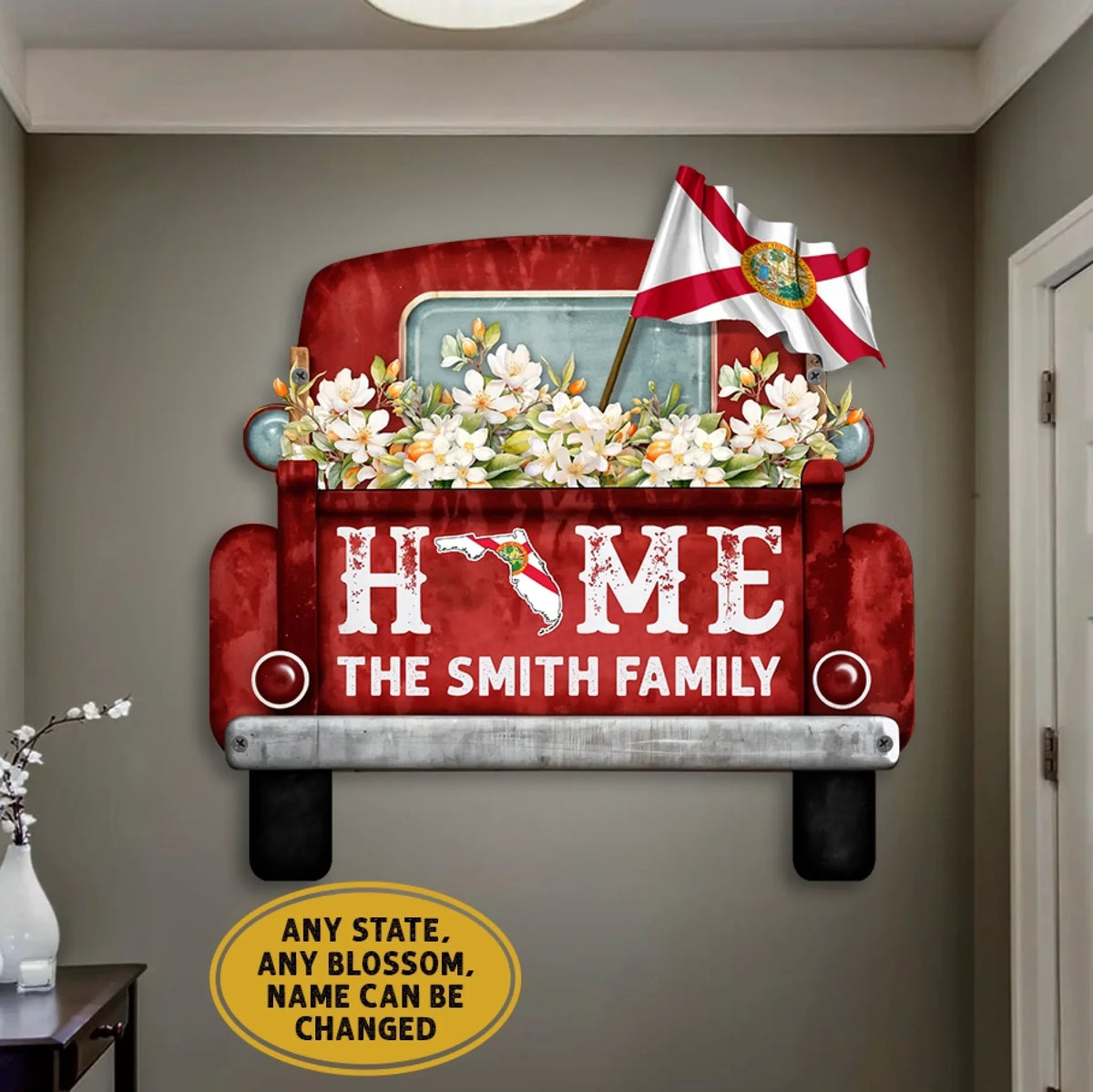 Custom Personalized Home Metal Sign - Gift Idea For Family