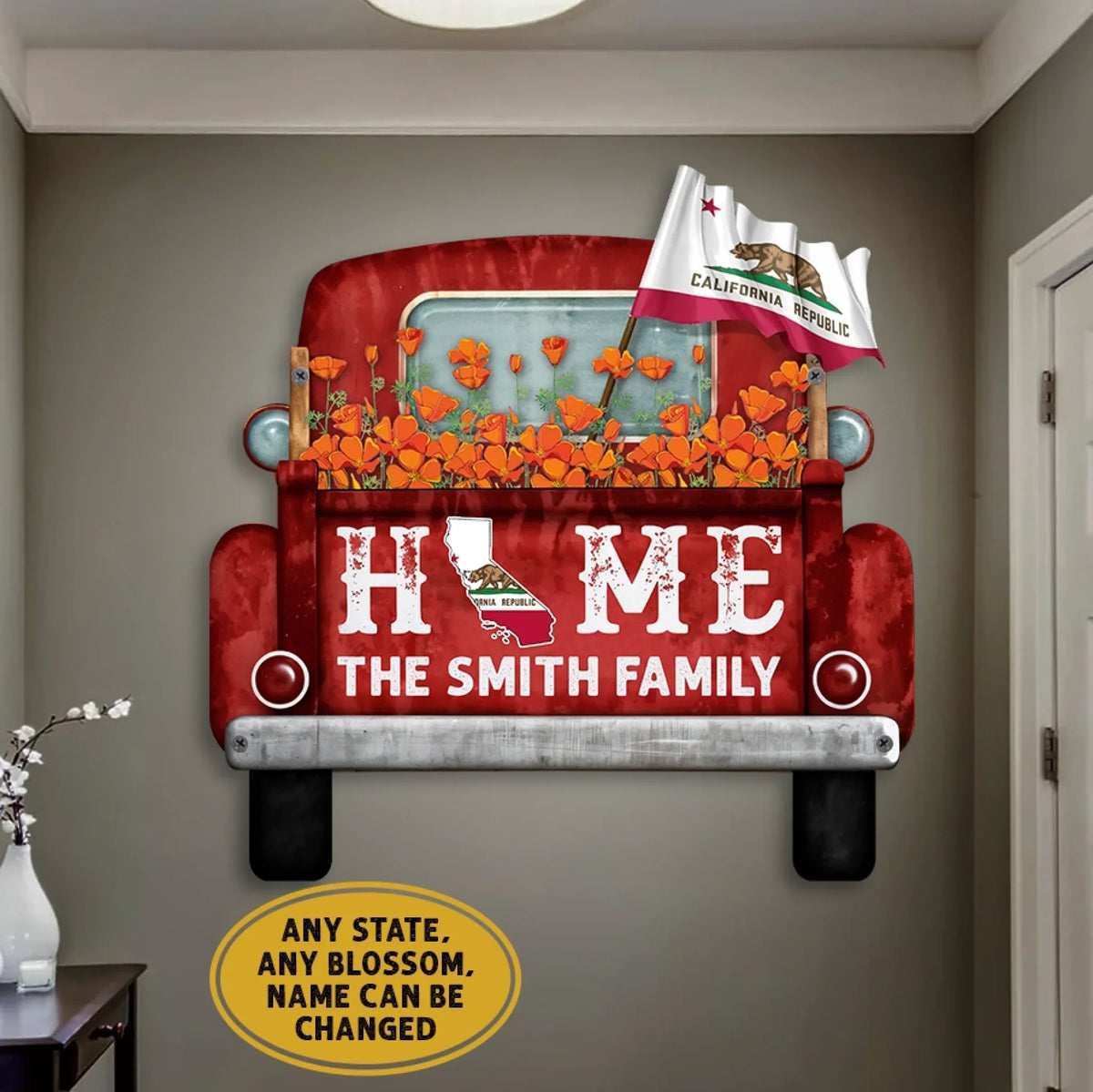 Custom Personalized Home Metal Sign - Gift Idea For Family