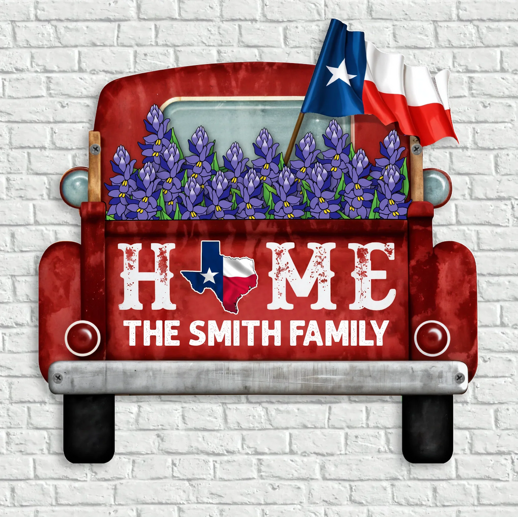 Custom Personalized Home Metal Sign - Gift Idea For Family
