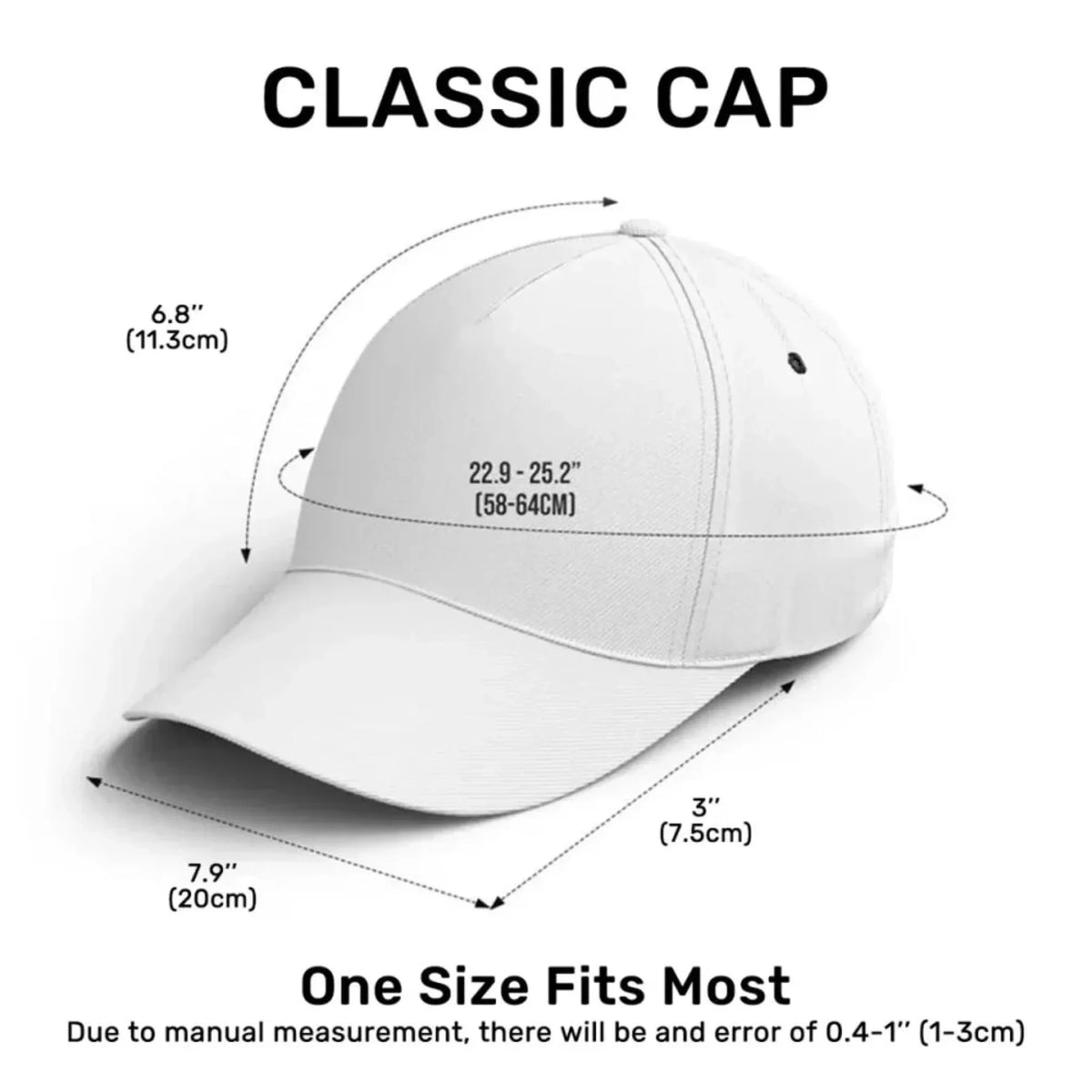 Man Of God - Personalized Classic Cap - A Perfect Christian Gift Idea