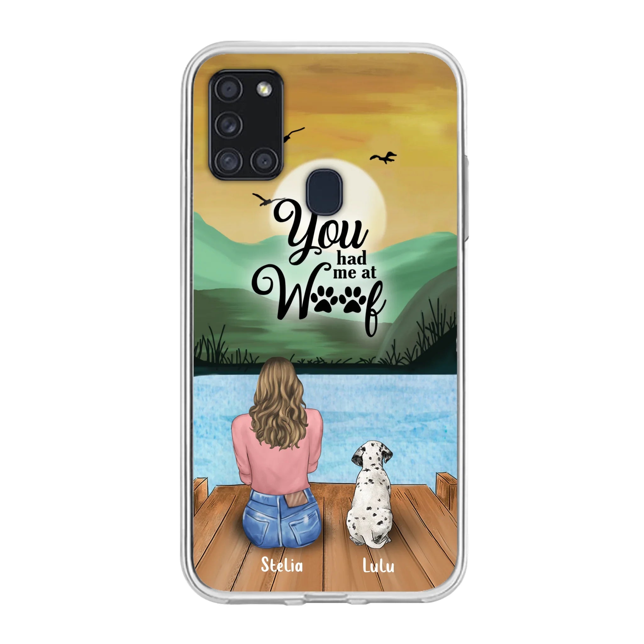 Personalized Dog Mom Phone Case - Gifts For Dog Lover With Up to 4 Dogs - You Had Me At Woof - The New Version for iPhone 16 Series