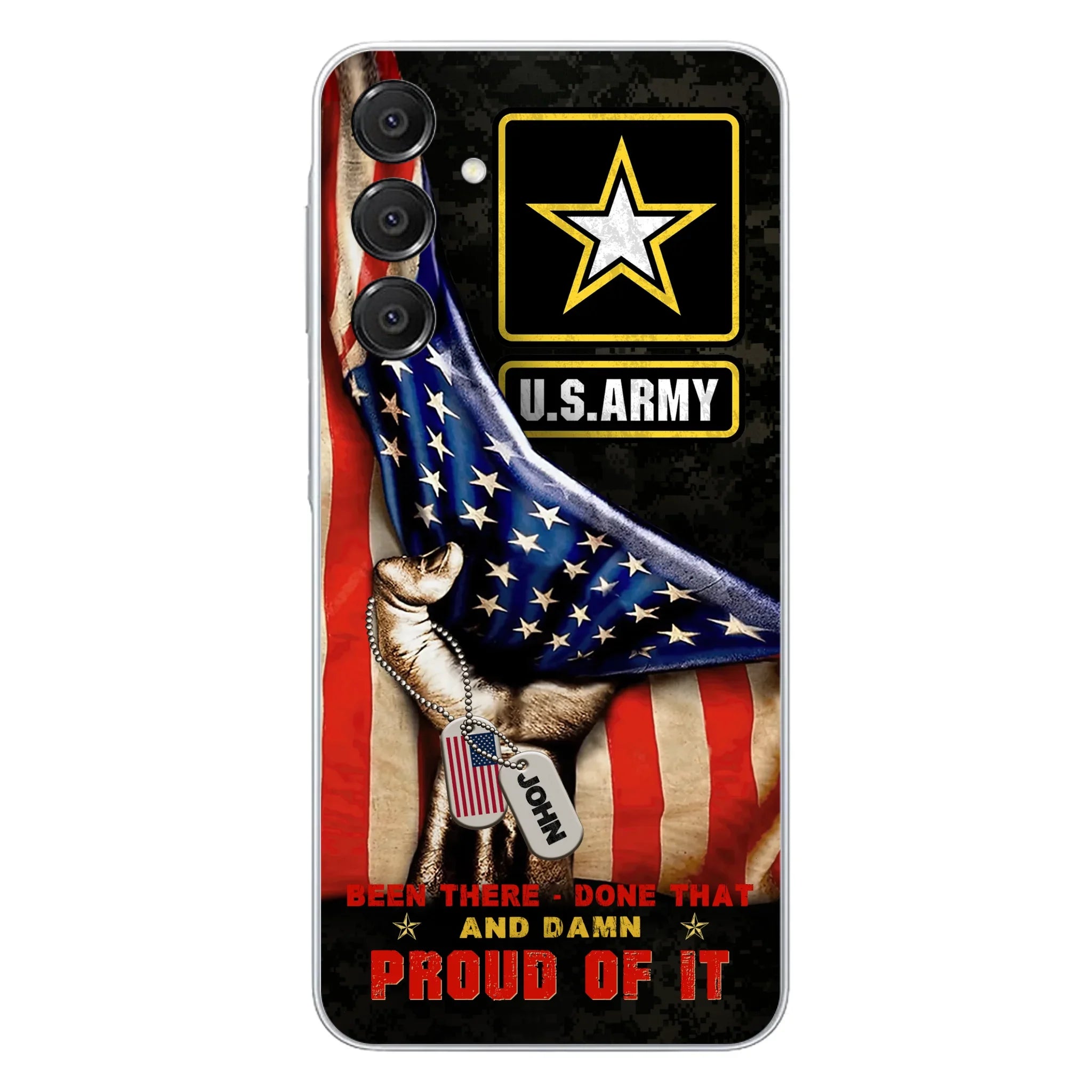 Custom Personalized Veteran Proudly Served Phone Case - Gift Idea For Veterans - Been There Done That And Damn Proud Of It - Case For iPhone And Samsung