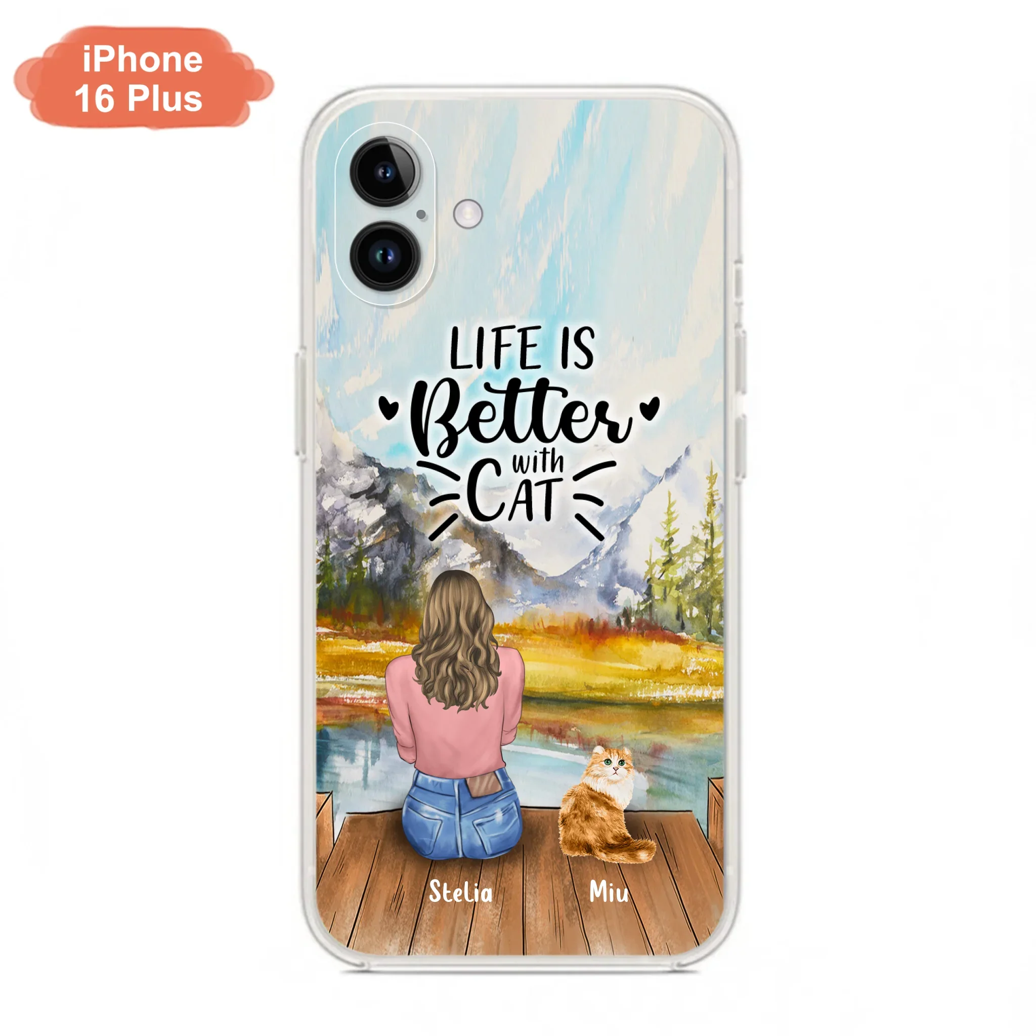 Custom Personalized Cat Mom Phone Case - Gifts For Cat Lovers With Upto 4 Cats - You Had Me At Meow - Case For iPhone(Update Iphone 14), Samsung And Xiaomi
