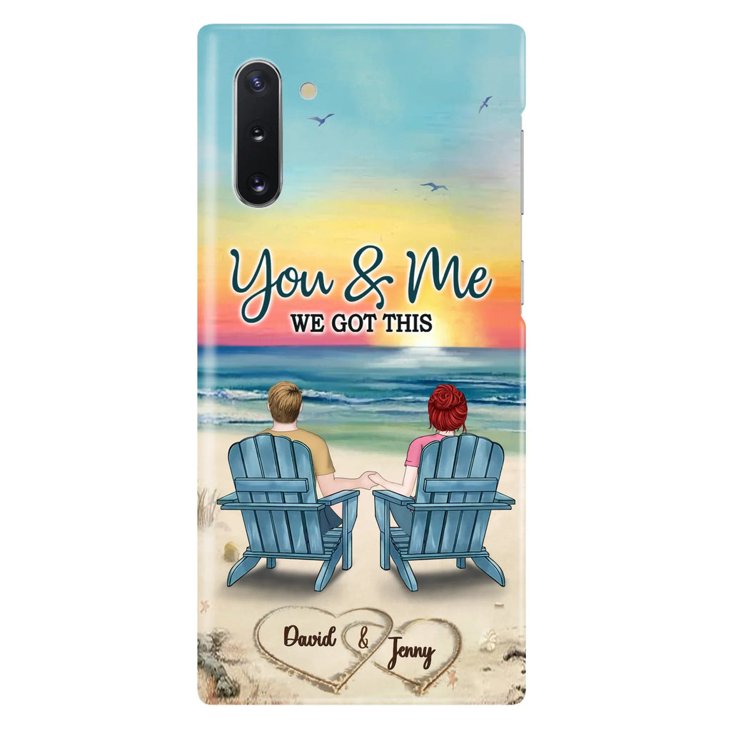 Custom Personalized Couple Phone Case - Gift Idea For Couple - You & Me We Got This - Case for iPhone/Samsung