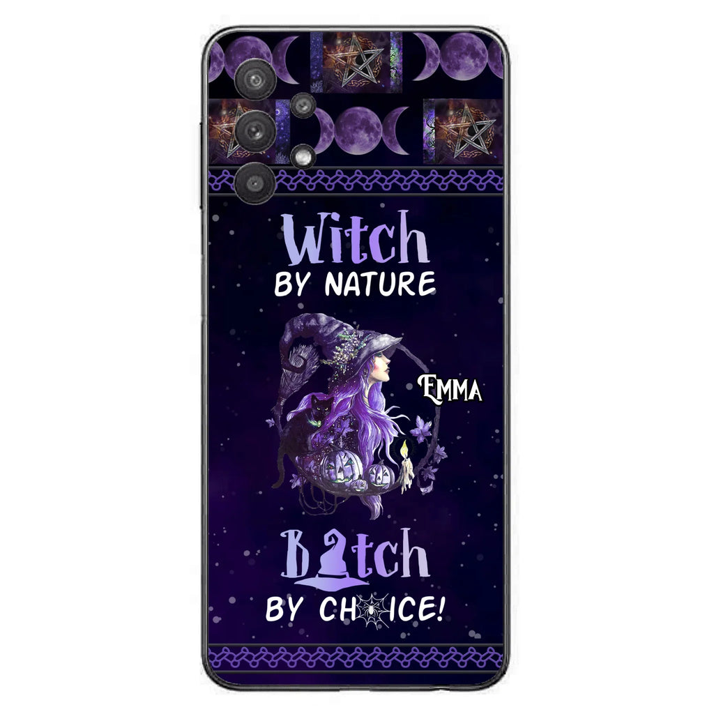 Custom Personalized Witch Phone Case - Halloween Gift Idea For Friends - Case for iPhone & Samsung