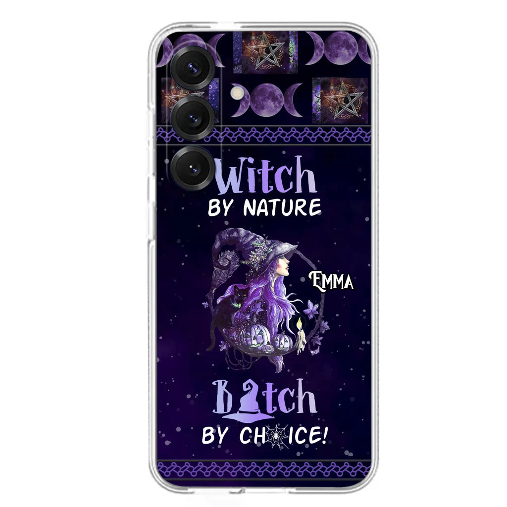 Custom Personalized Witch Phone Case - Halloween Gift Idea For Friends - Case for iPhone & Samsung