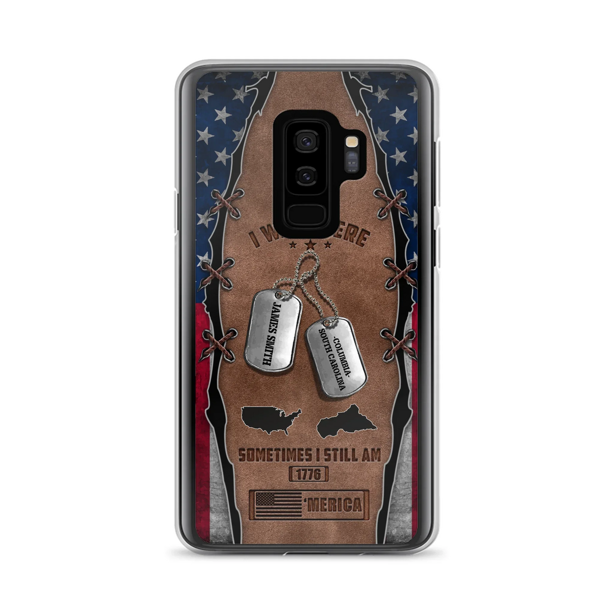 Custom Personalized Veteran Phone Case - Gift Idea For Father/ Veteran/ Independence Day - I Was There Sometimes I Still Am - Case For iPhone And Samsung