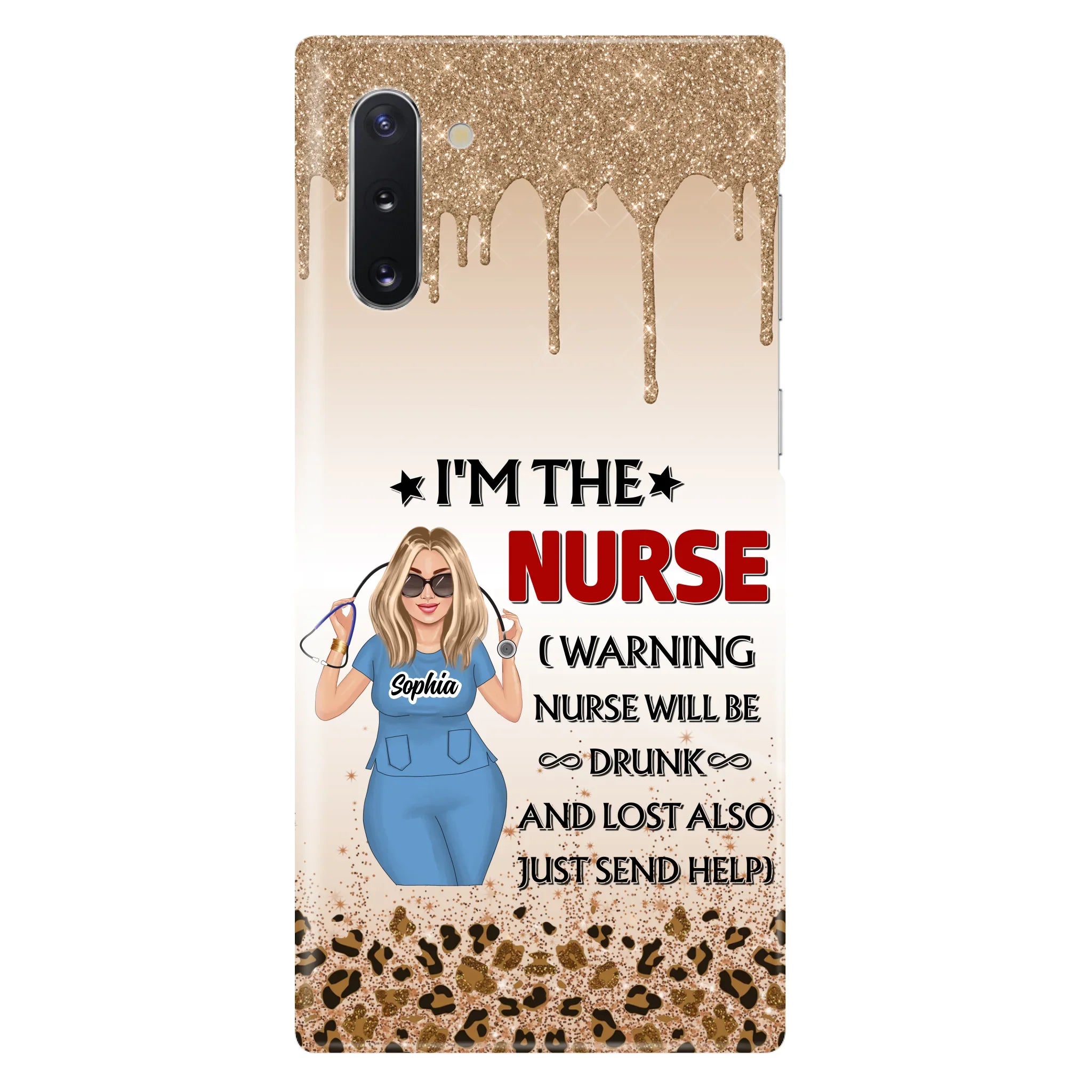 Custom Personalized Nurse Friend Phone Case - I'm The Nurse - Case For iPhone and Samsung