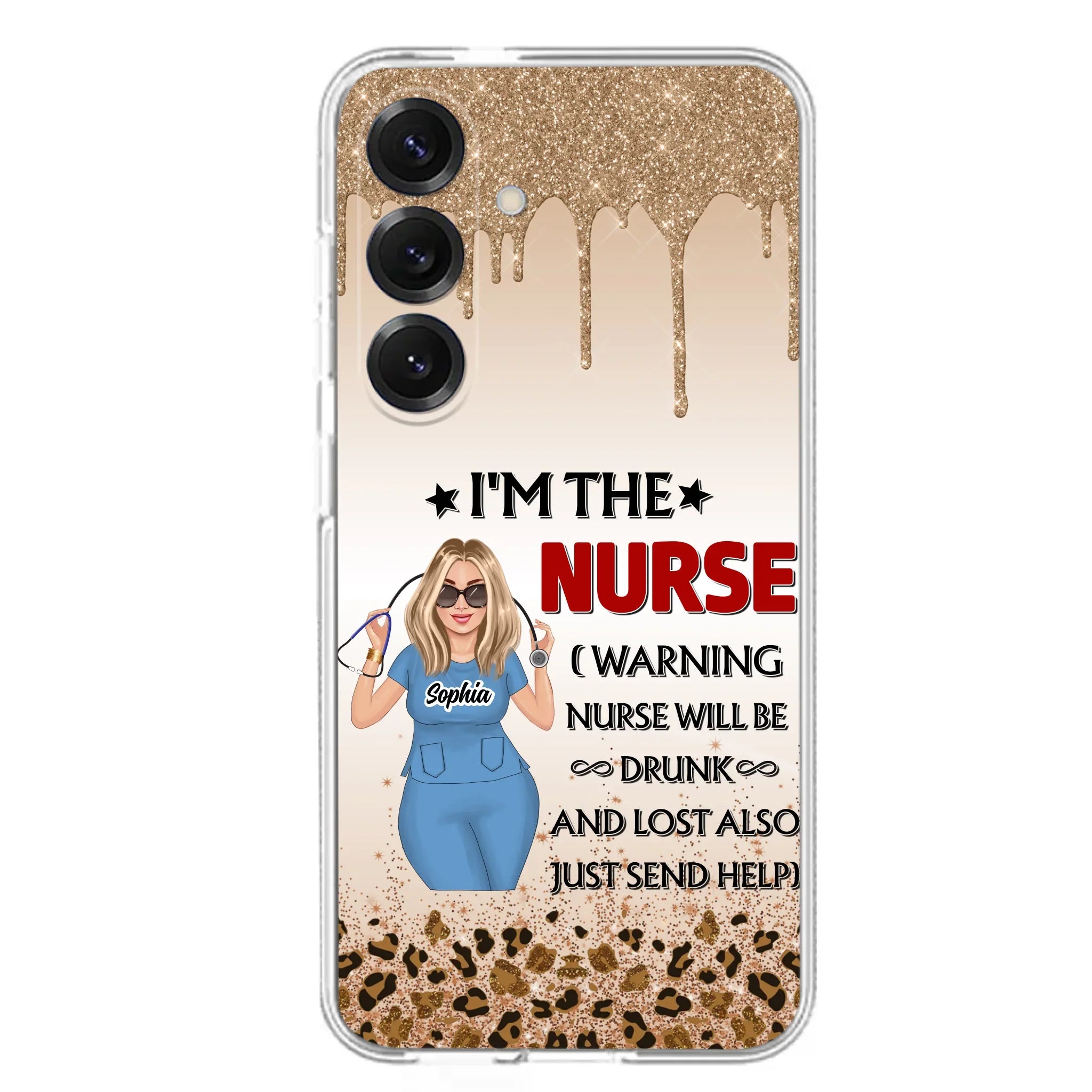 Custom Personalized Nurse Friend Phone Case - I'm The Nurse - Case For iPhone and Samsung