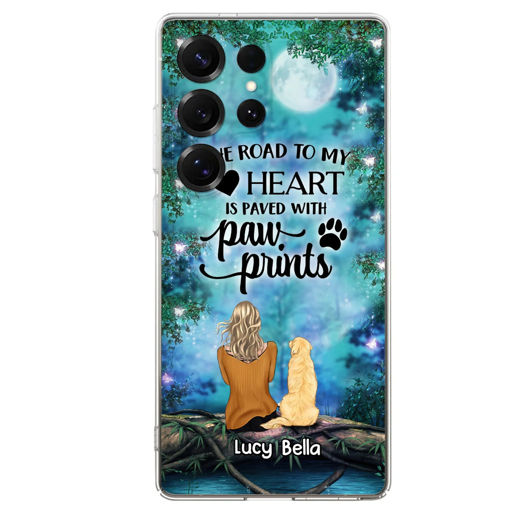 Custom Personalized Memorial Dog Phone Case - Upto 5 Dogs - Gift Idea For Dog Lover - Case For iPhone And Samsung