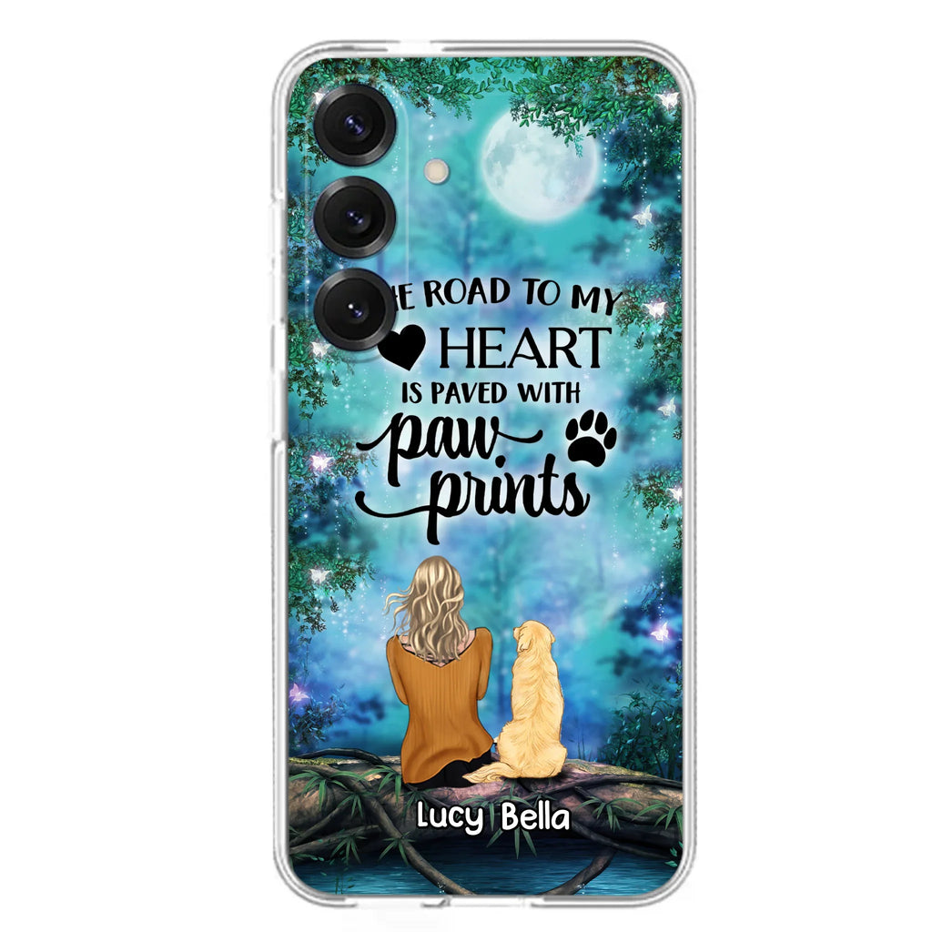 Custom Personalized Memorial Dog Phone Case - Upto 5 Dogs - Gift Idea For Dog Lover - Case For iPhone And Samsung