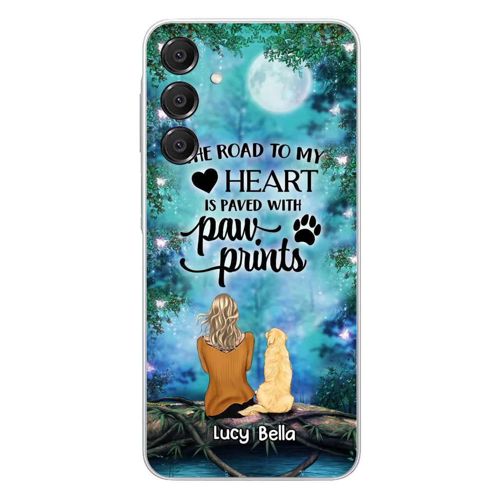 Custom Personalized Memorial Dog Phone Case - Upto 5 Dogs - Gift Idea For Dog Lover - Case For iPhone And Samsung