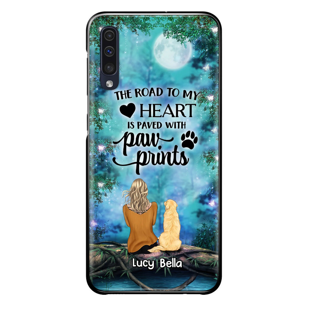 Custom Personalized Memorial Dog Phone Case - Upto 5 Dogs - Gift Idea For Dog Lover - Case For iPhone And Samsung