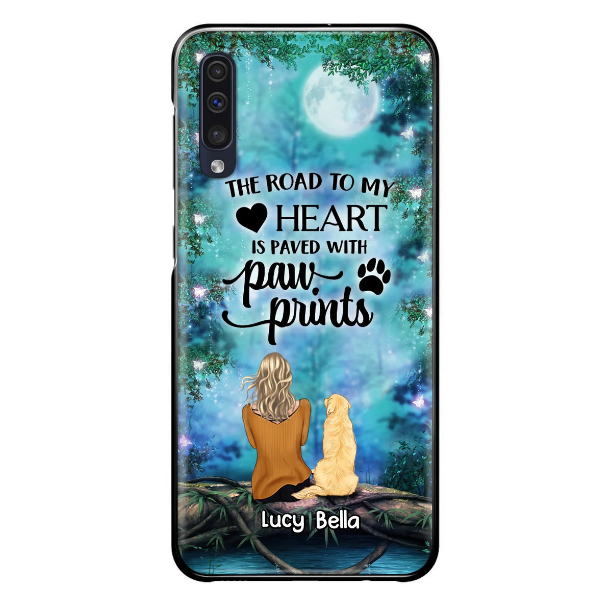 Custom Personalized Memorial Dog Phone Case - Upto 5 Dogs - Gift Idea For Dog Lover - Case For iPhone And Samsung