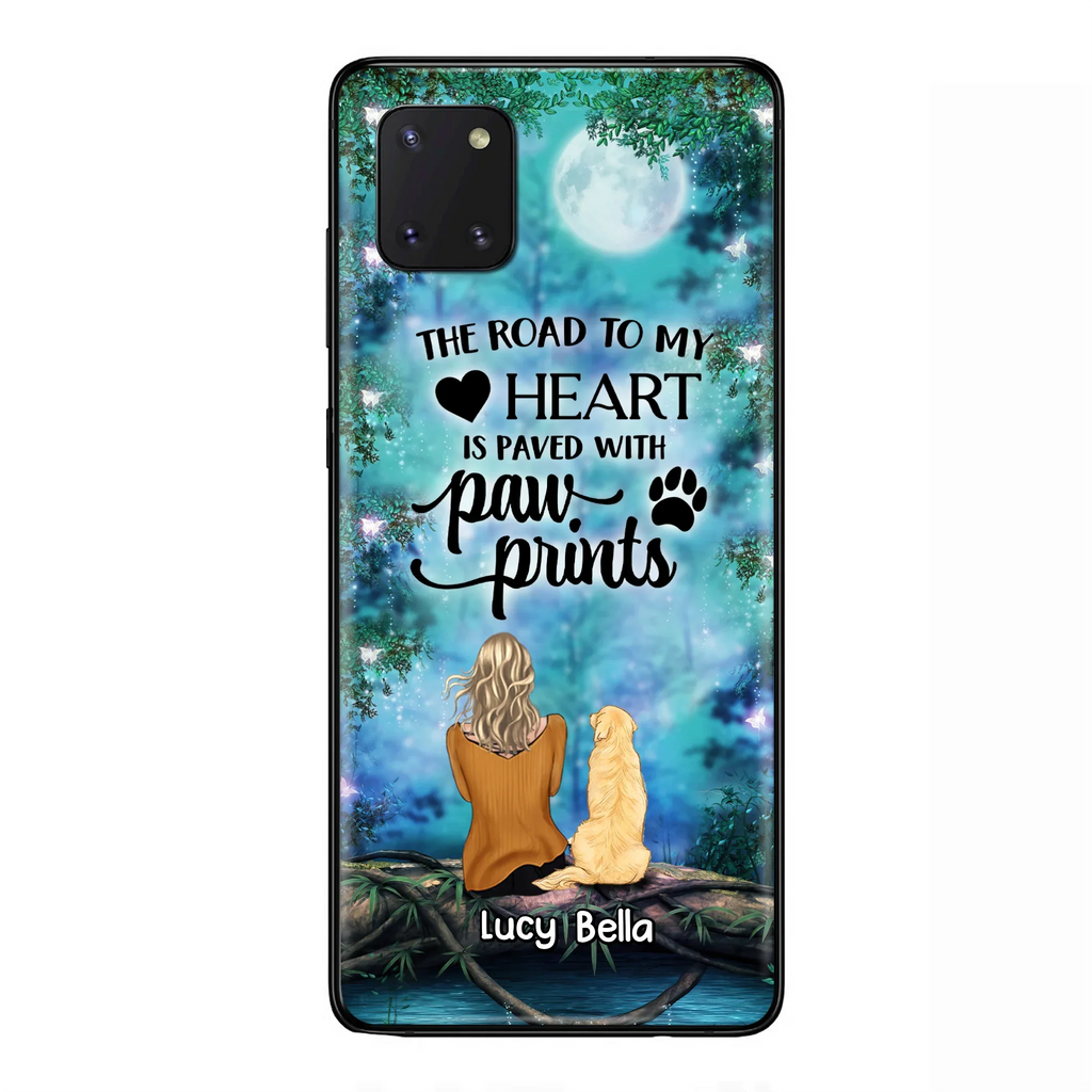 Custom Personalized Memorial Dog Phone Case - Upto 5 Dogs - Gift Idea For Dog Lover - Case For iPhone And Samsung