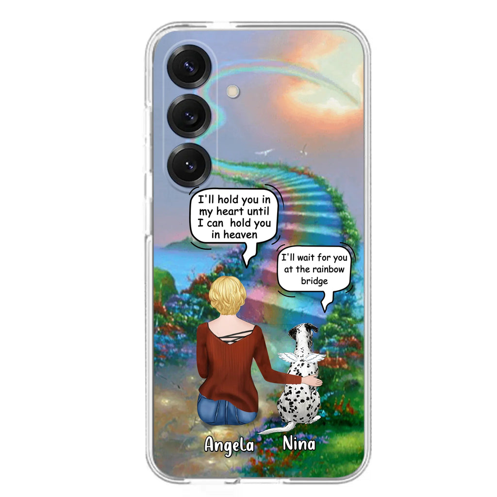 Custom Personalized Memorial Dog Phone Case - Upto 4 Dogs - Memorial Gift For Dog Lovers - Case For iPhone/Samsung