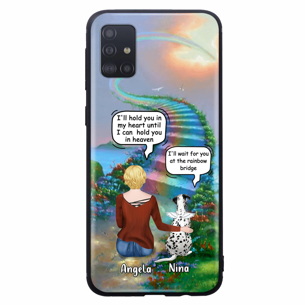 Custom Personalized Memorial Dog Phone Case - Upto 4 Dogs - Memorial Gift For Dog Lovers - Case For iPhone/Samsung