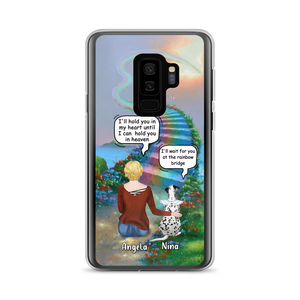 Custom Personalized Memorial Dog Phone Case - Upto 4 Dogs - Memorial Gift For Dog Lovers - Case For iPhone/Samsung