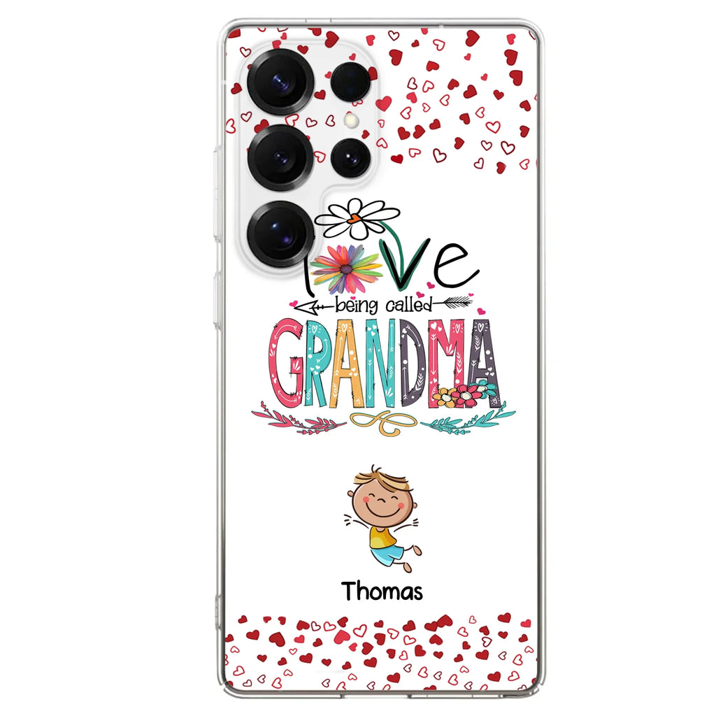 Custom Personalized Blessed To Be Called Nana Phone Case - Upto 5 Kids - Gift Idea For Nana/ Mama/Kids - Case For iPhone And Samsung